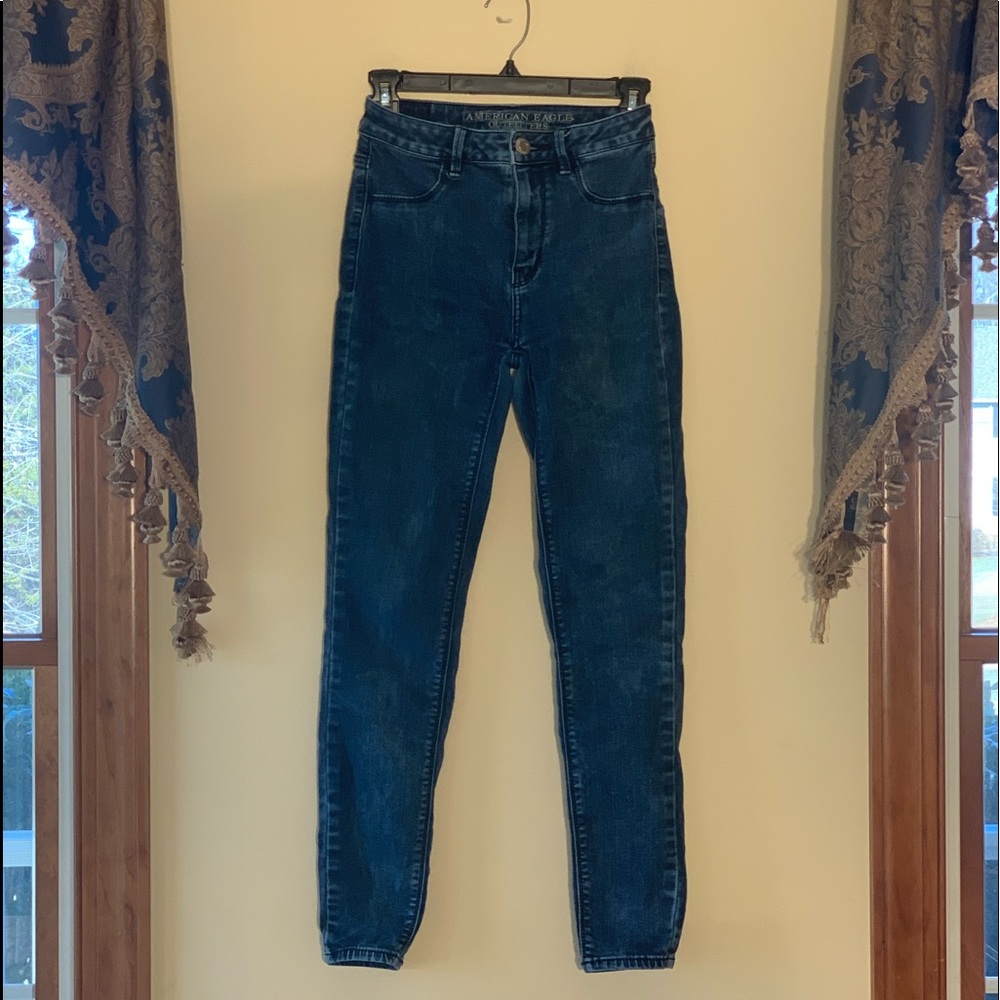 AEO 0 Regular Sky High Jegging Jeans